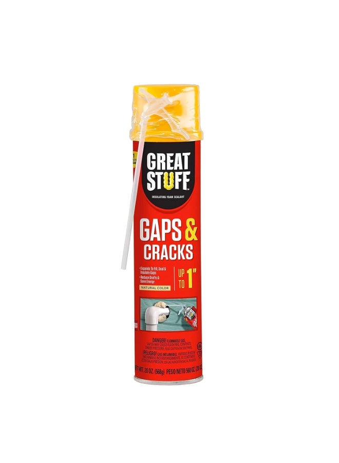 Great Stuff 157911 Insulating Foam Sealant, 20 Ounce, Ivory - Image 1