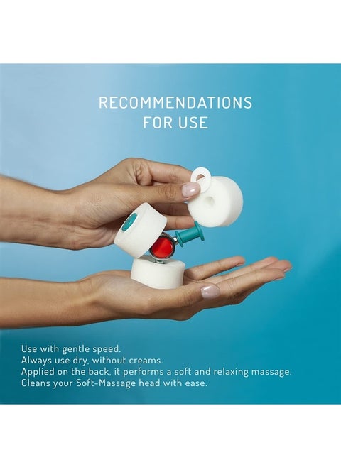 Soft-Massage Head | Anti-Cellulite Professional Massager | Skin Smooth and Wrinkle Free | to Massage Away Toxins | Can Help Reduce Fat Cells | Efficient Body Scrub | GLO Patented Design