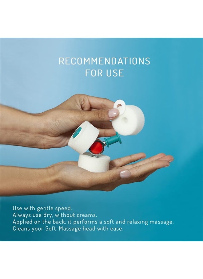 Soft-Massage Head | Anti-Cellulite Professional Massager | Skin Smooth and Wrinkle Free | to Massage Away Toxins | Can Help Reduce Fat Cells | Efficient Body Scrub | GLO Patented Design