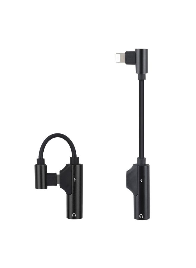 ENKAY ENK-AT109 Male 8 Pin to Dual Female 8 Pin Adapter Data Transfer Cable(Black) - Image 1
