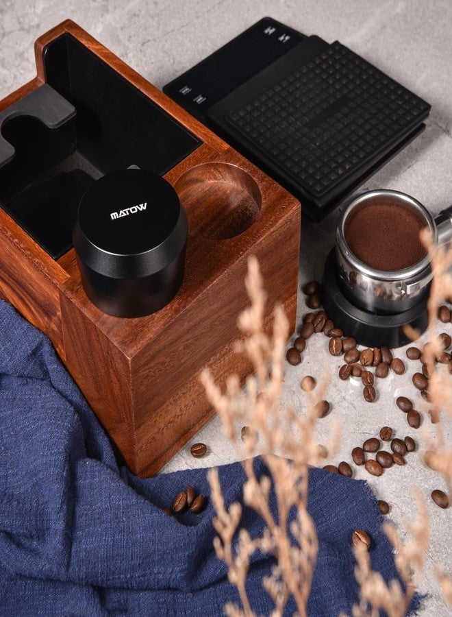 MATOW 58.5mm Palm Tamper, Espresso 30lbs Clibrated Spring Loaded Puck Tamper with Stainless Steel Ripple Base, Barista Coffee Hand Leveler Tamper Fits 58mm Portafilter - Image 4
