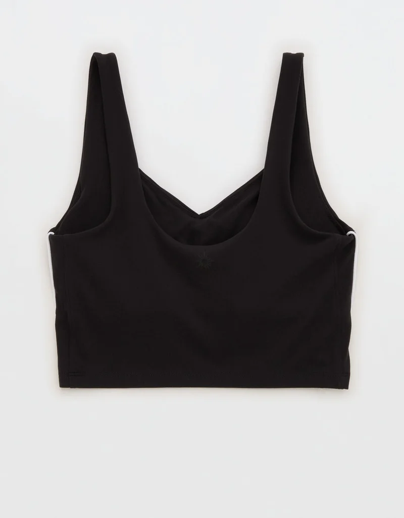 Aerie  OFFLINE By Aerie Real Me Track Low Key Longline Sports Bra for Women | Best Price UAE