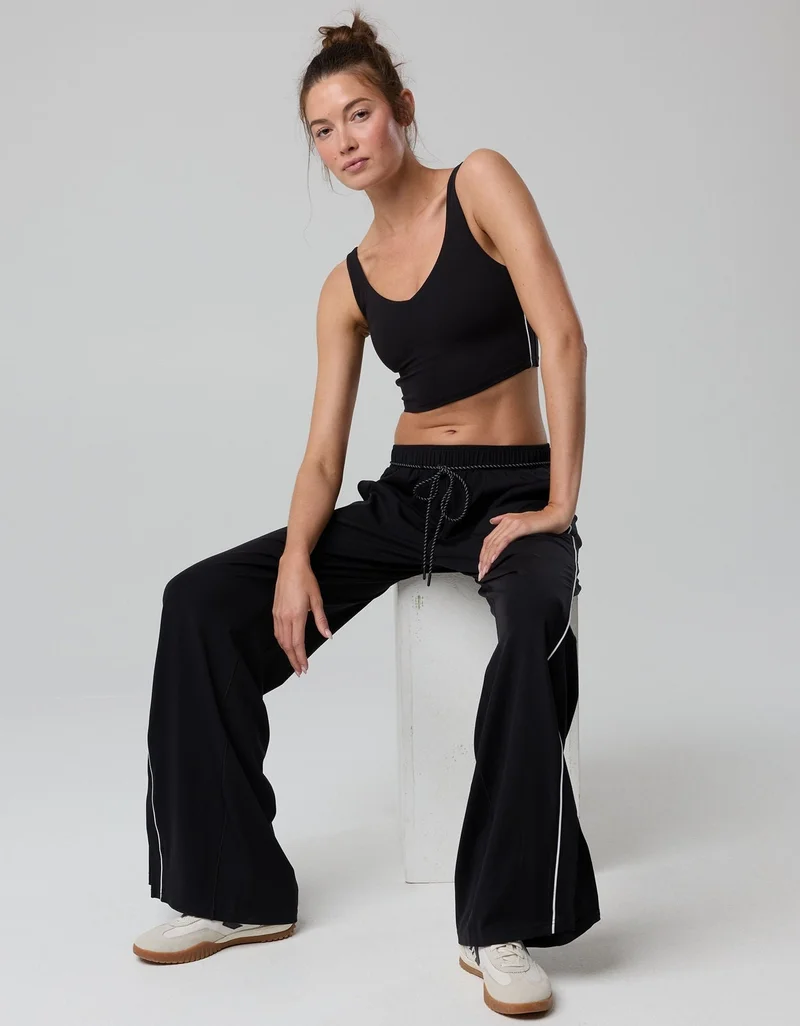Aerie  OFFLINE By Aerie Real Me Track Low Key Longline Sports Bra for Women | Best Price UAE