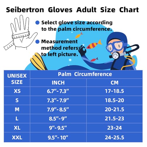 Seibertron CRDG 20 Gloves Cut Resistant and Anti Slip for Scuba Diving and Spearfishing L - Image 3