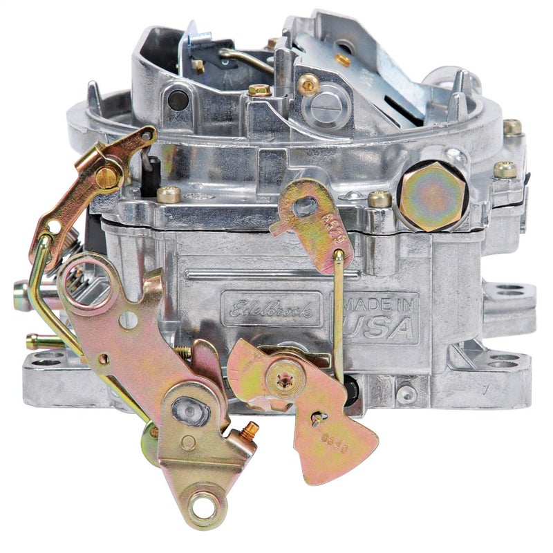 Edelbrock 1905 AVS2 Series Carburetor 650 cfm Square Flange NonEGR Manual Choke Satin AVS2 Series Carburetor