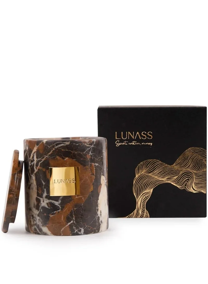 Lunass SANDSTORM | Natural Marble Refillable Candle