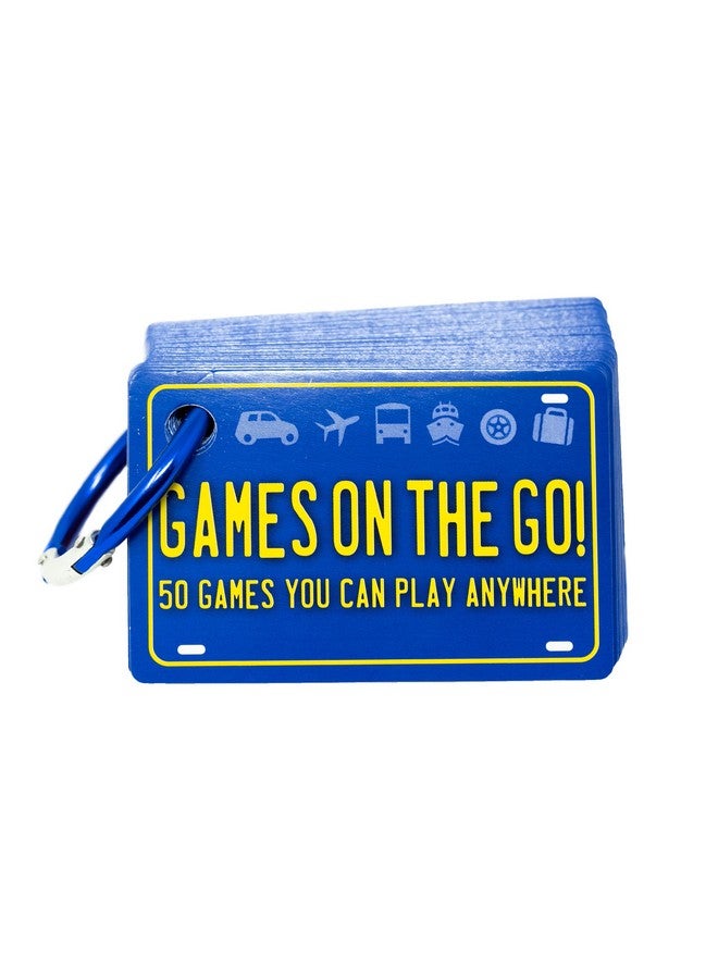 Continuum Games Games on the Go by Continuum Games - Portable Roadtrip Family Games to Challenge and Entertain for 2+ players , Blue - Image 1