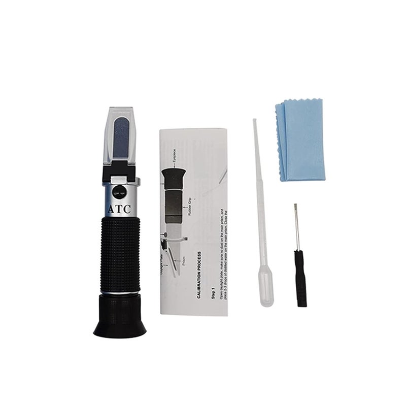 Refractometer, Salinimeter Refractometer，Seawater Hydrometer Salinity Tester for Aquaculture Seawater Specific Tester(No Box) - Image 1