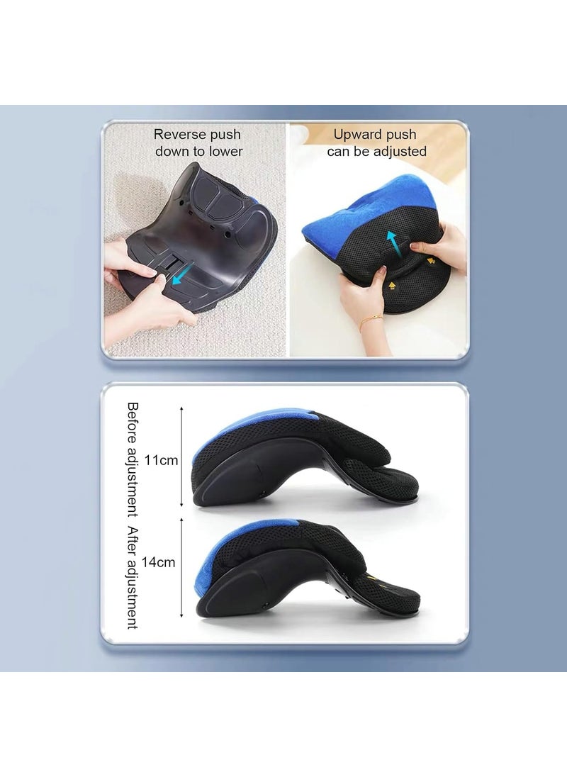 ISTARA ISTARA Back Stretcher Neck Cracker UltraThick Pain Relief Lumbar Soothing Device MultiLevel Adjustable Spine Board for Men Women  - Image 3