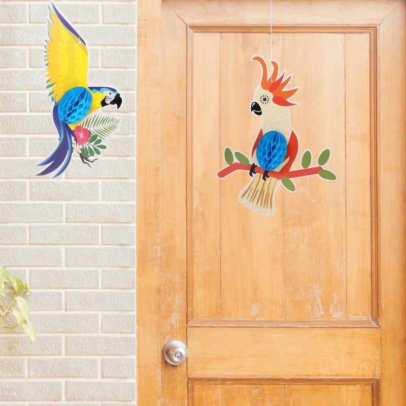 Hanging Cutout Decoration Bird Paper Cutouts Assorted Color Classroom Supplies Exquisite Design 6Pcs - Image 5