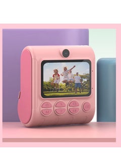 DIGI CORE Digital Camera For Kids 46MP Kids Camera With 32GB SD Card Full HD 1080P Cameras Mini Kids Camera With Instant Print Thermal Printer With 3 Thermal Rolls 2.4Inch Eye Protect Screen With Speaker Pink  - Image 3
