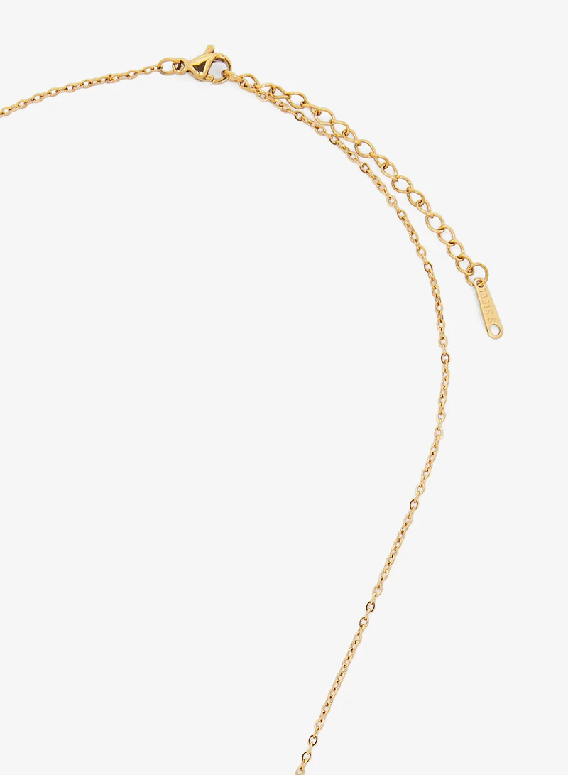 جينجر عقد ذهبي مميز