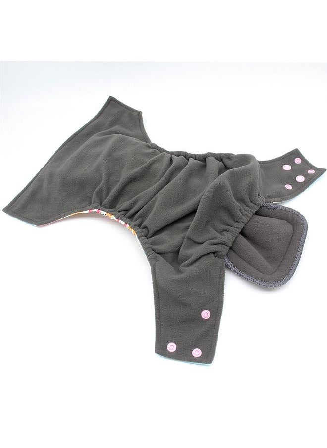 Thoraya Adjustable Bamboo Carbon Fiber Baby Reusable Soft Cloth Diapers for NewbornP12  - Image 3