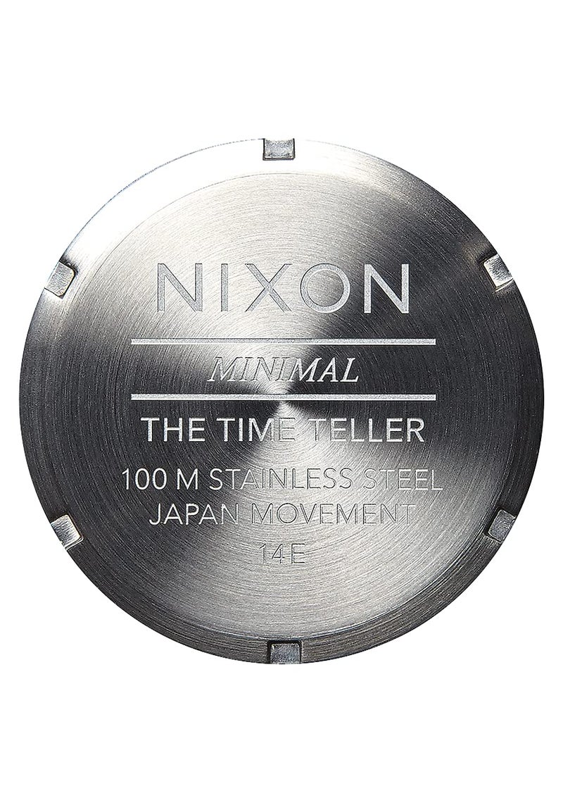 Nixon Time Teller All Silver Womenâ€™s Watch (37mm. All Silver Face & Metal Band) - Image 4