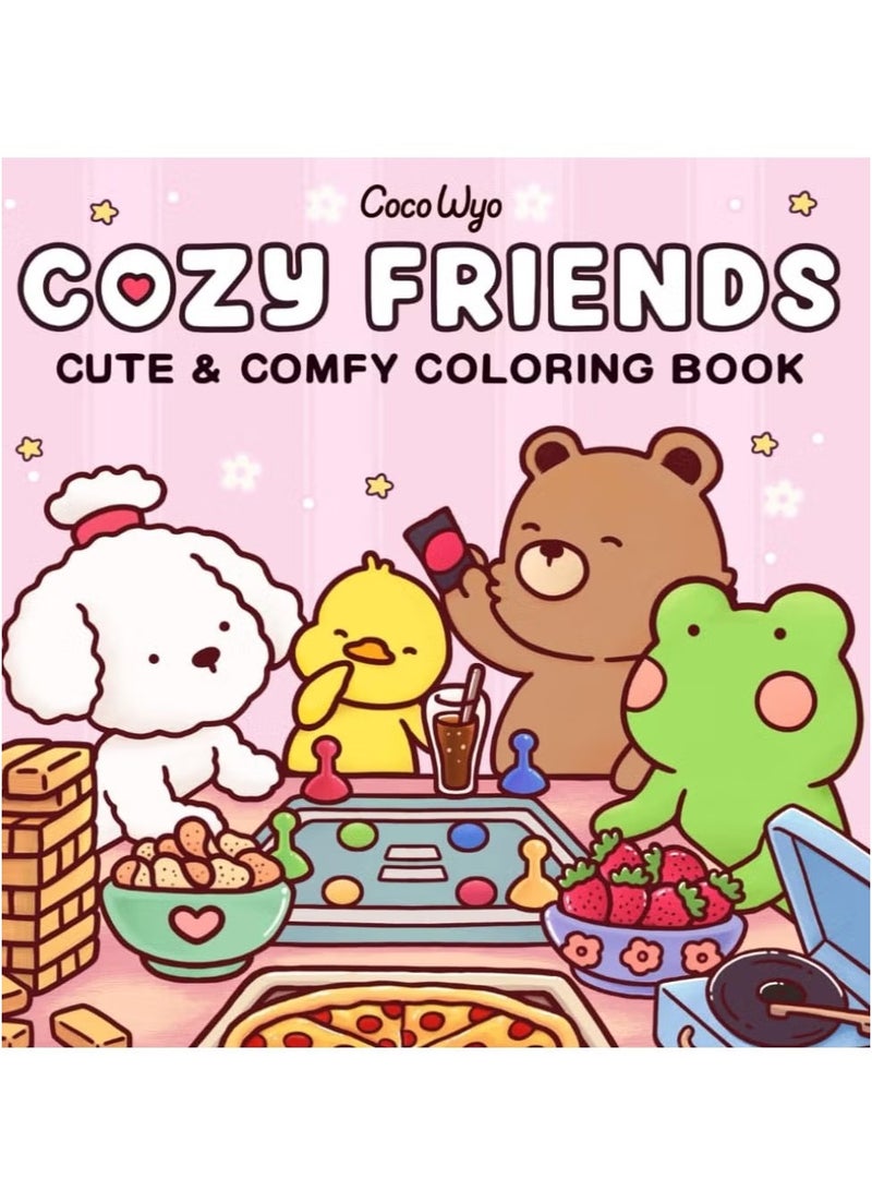 general Cozy Friends: Therapeutic Coloring Book for Adults & Teens – Adorable Animal Characters with Relaxing Simple Designs, Stress Relief & Mindfulness Art Therapy (Cozy Friends Series)  - Image 1