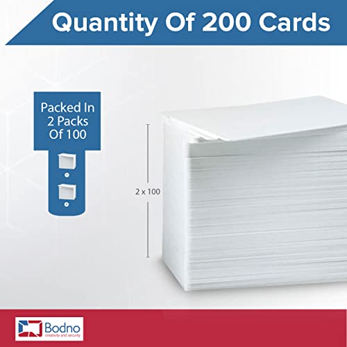 Bodno 200 Pack - Bodno Premium CR80 30 Mil Graphic Quality PVC Cards - Image 3
