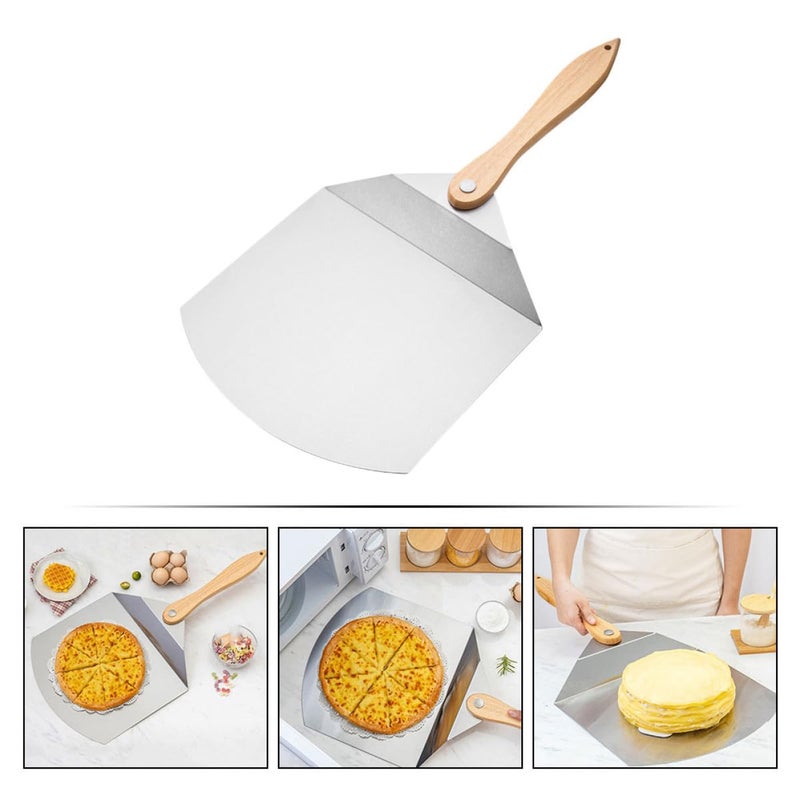 12 Inch Stainless Steel Foldable Pizza Spatula And Cake Shovel Kitchen Tool - Image 4