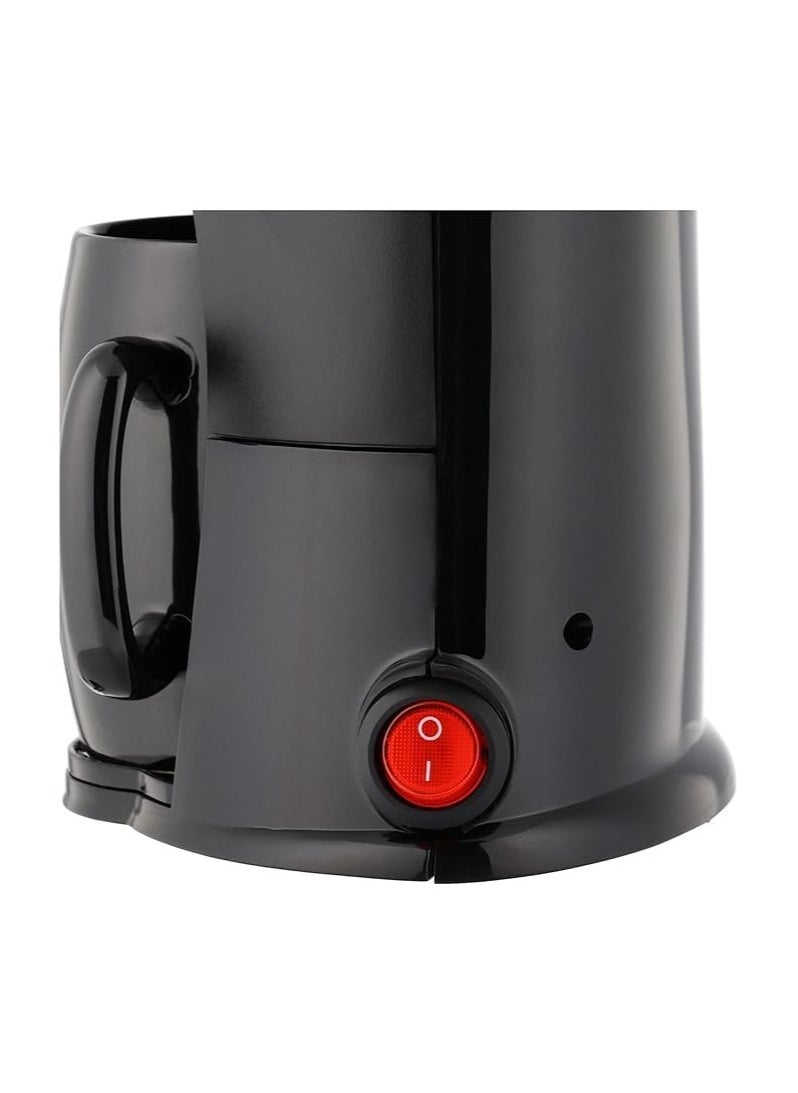 Mienta CM31416A Coffee Maker - 300 Watts - Single Cup - Modern Design in Black  - Image 3