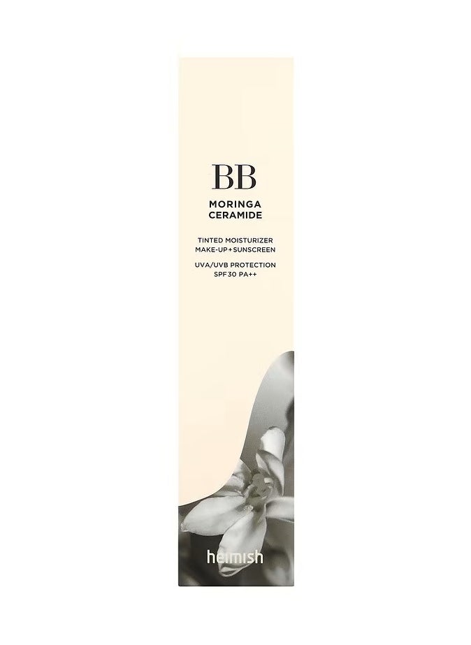 Heimish Moringa Ceramide BB Cream, Tinted Moisturizer Make-Up + Sunscreen, SPF 30 PA++, 23C Nude, 1.05 oz (30 g)  - Image 1