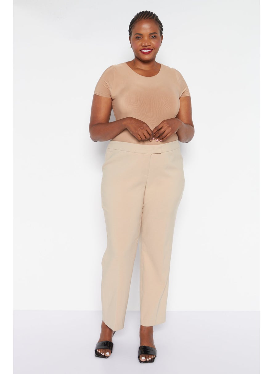 Women Plus Size Solid Straight Leg Pants, Tan - pzsku/ZCD02D108CF46722DBDB9Z/45/_/1727187749/5ca4eedc-57b2-481c-b6c0-b41e6fd986ab