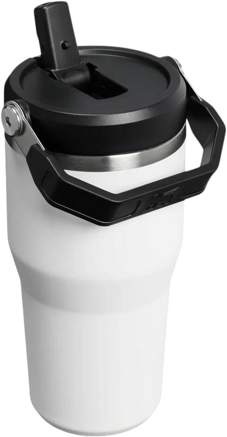 Stanley IceFlow GO 590ml/20oz Flip Straw Water Bottle - Chalk - Image 2