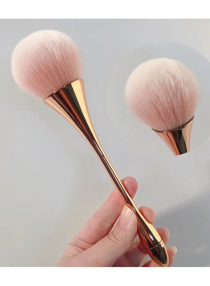 ORiTi Large Mineral Powder Brush Bling Dazzling Luxurious Crystal Rhinestone Synthetic Makeup Brush for Foundation Blush Buffing or Bronzer for Daily Makeup - Image 1