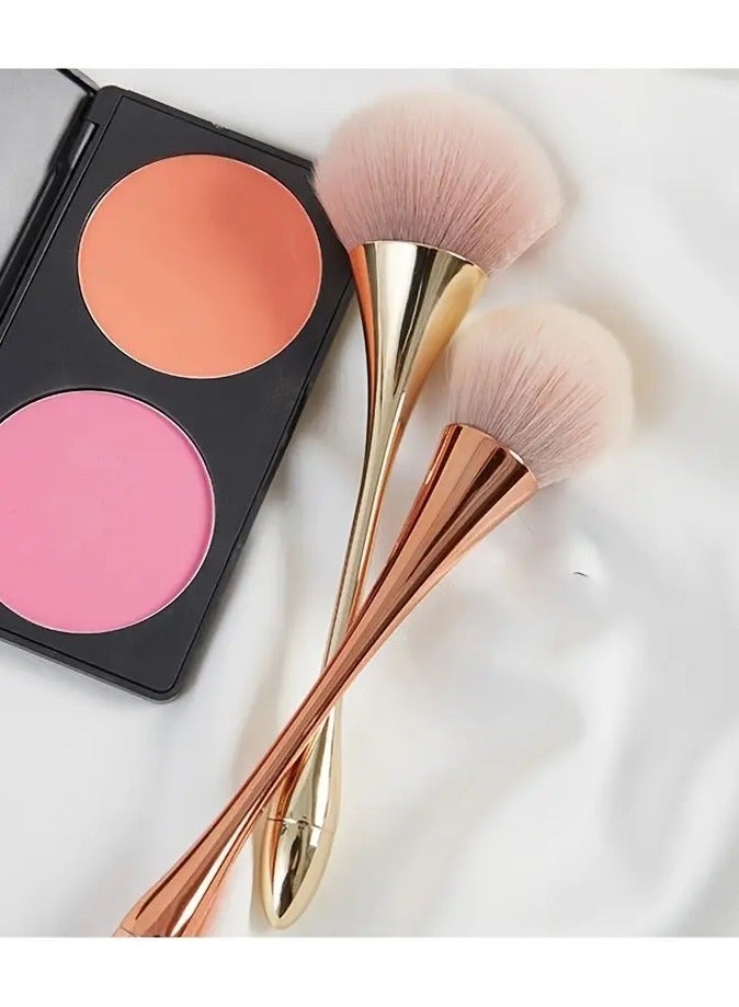 ORiTi Large Mineral Powder Brush Bling Dazzling Luxurious Crystal Rhinestone Synthetic Makeup Brush for Foundation Blush Buffing or Bronzer for Daily Makeup - Image 4