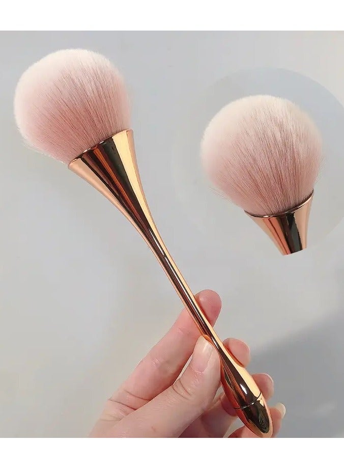 ORiTi Large Mineral Powder Brush Bling Dazzling Luxurious Crystal Rhinestone Synthetic Makeup Brush for Foundation Blush Buffing or Bronzer for Daily Makeup - Image 5