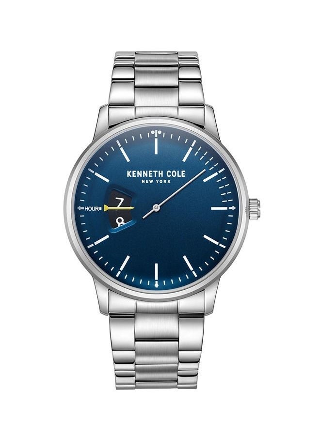 كينيث كول نيو يورك ساعة رجالية كوارتز 42 مم بسوار ستانلس ستيل - Image 1