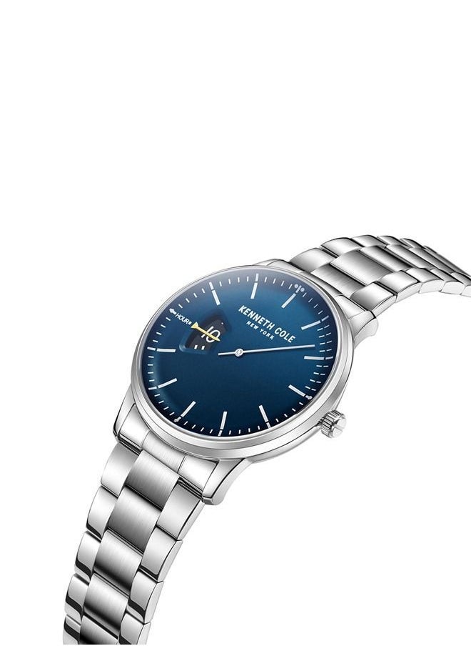 كينيث كول نيو يورك ساعة رجالية كوارتز 42 مم بسوار ستانلس ستيل - Image 2