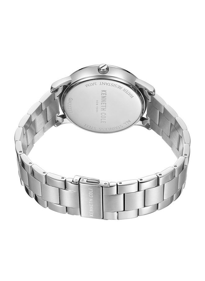 كينيث كول نيو يورك ساعة رجالية كوارتز 42 مم بسوار ستانلس ستيل - Image 3