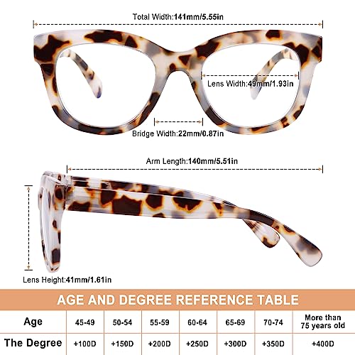 CHOFILORD Progressive Multifocus Reading Glasses for Women Men Blue Light Blocking Computer No Line Multifocal Readers (A1 Multicolor, 2.5, Diopters) - Image 2