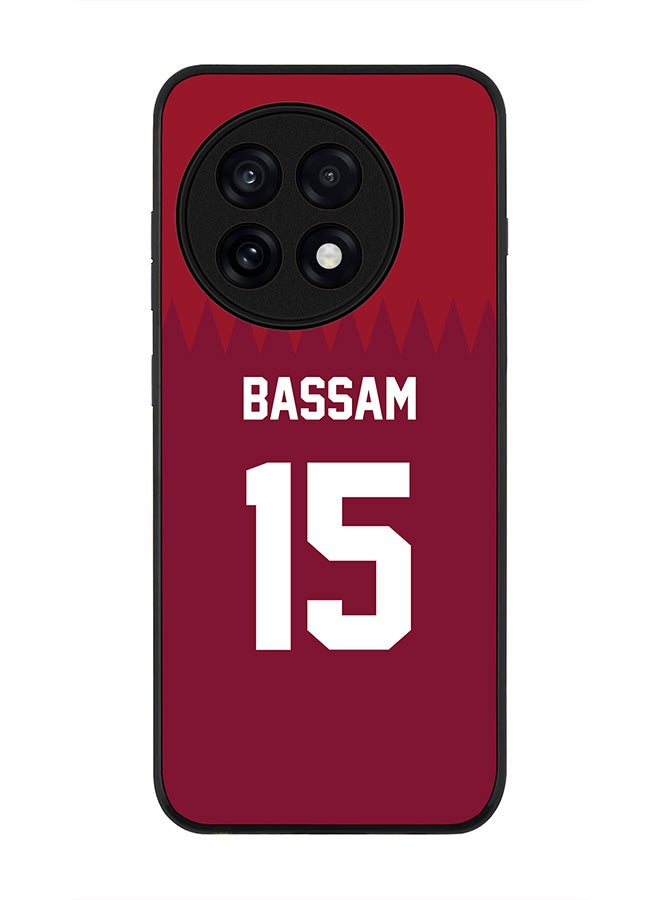 Stylizedd For OnePlus 13R / Ace 5 Pro Case,Slim fit Camera Protection, Shockproof Thin Phone cover  - Football - Qatar,  Bassam