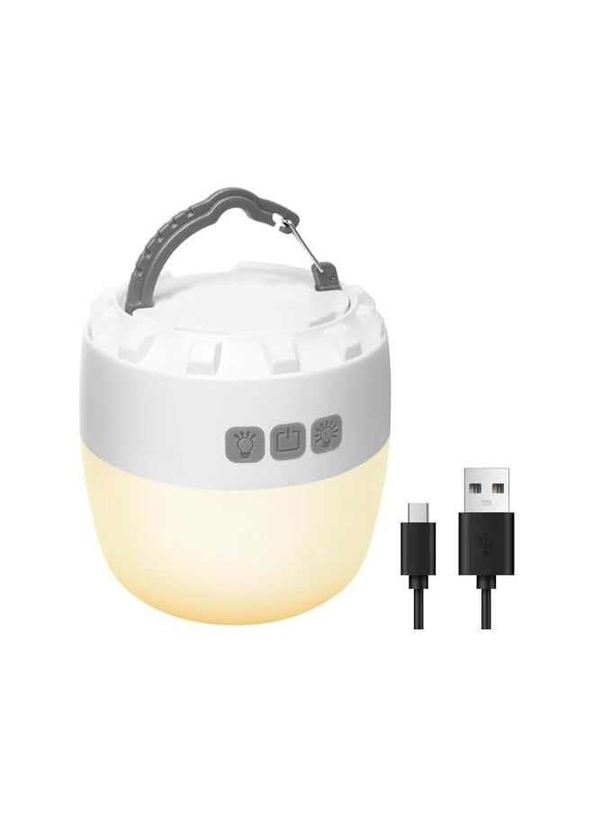 erorex LED Camping Lantern Rechargeable 5200mAh, Camping Lights with 4 Modes, Tent Lights Up to 150H LED Lanterns for Power Outages IPX5 Waterproof Emergency Lantern for Outages, Outdoor, Fishing  - Image 1