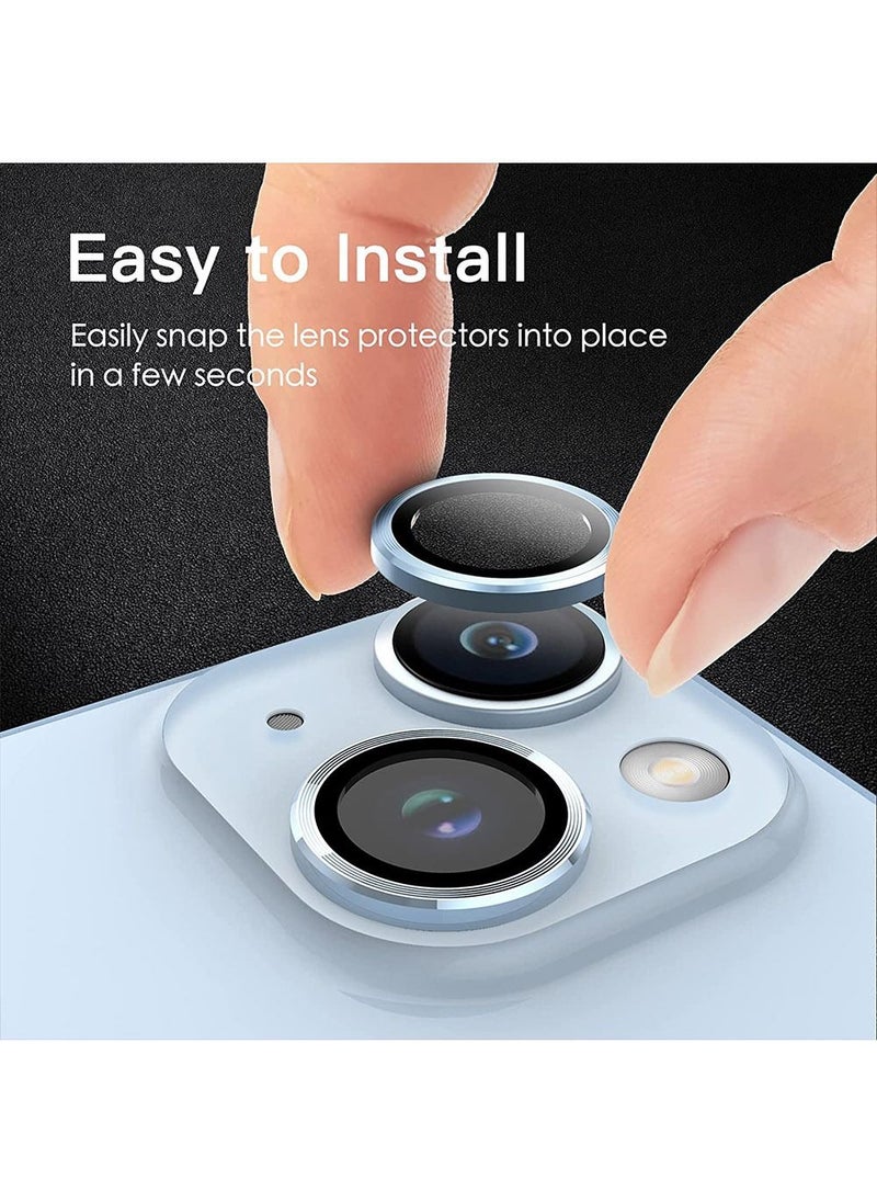 Muzz - Camera Glass Lens Protector Guard For iPhone 13 Blue - Image 1