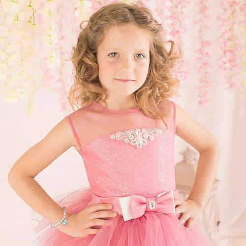 Sereney 5 Year Old Girl Birthday Gift Ideas, Adjustable Pink White Pearl Bracelet as Five Year 5yr Old 5th Birthday Gifts for Teen Girls Daughter Niece Granddaughter - Image 5