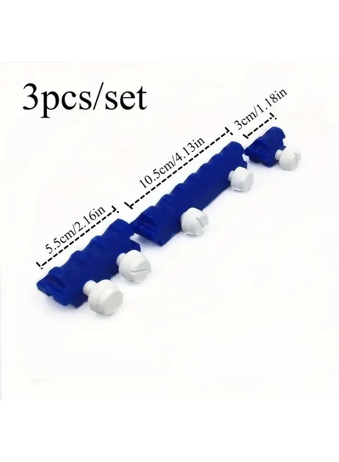 3pcs Car Dent Repair Lever Set Anti Slip Groove Body Panel Hook Tools - Image 1