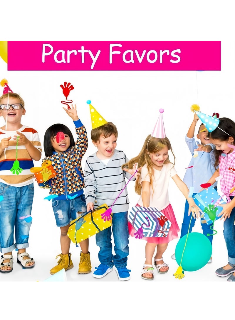 10 PCS Sticky Hands,Sticky Finger, Kids' Party Favor Sets, Fun Toys, Party Favors, Wacky Fun Stretchy Sticky Hands, Party Favors, Birthday Parties Articles, Toys for Sensory Kids  - Image 5