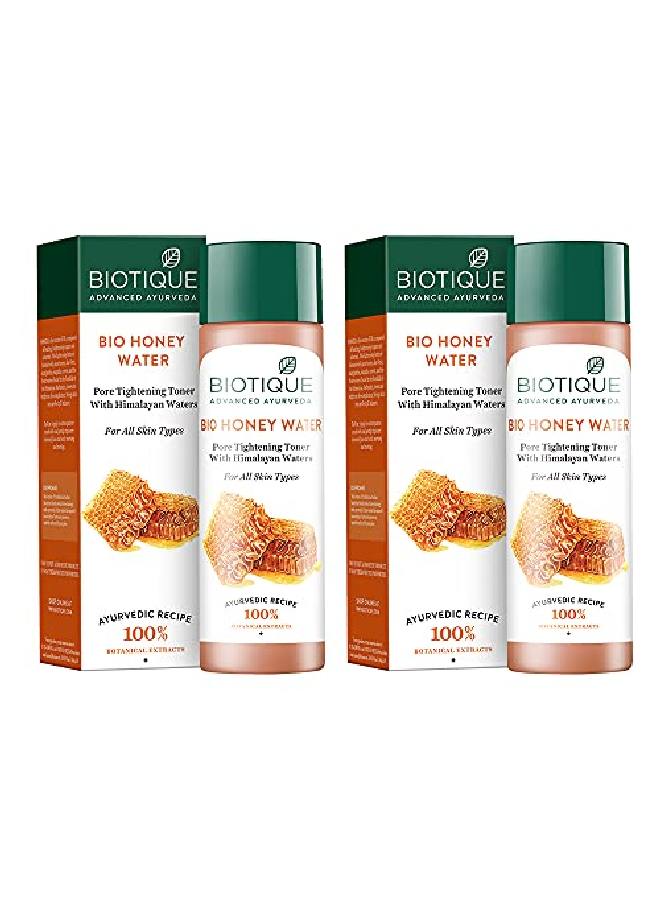 Biotique تونر شد المسام بماء العسل 120 مل (عبوة من 2) - Image 2