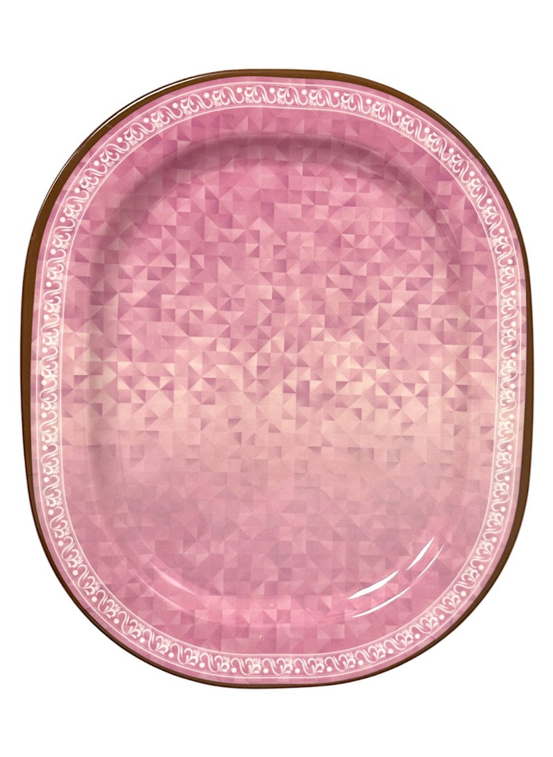 YOLO - 100% Melamine Modern and Elegant Design Rectangular Serving Tray -36cm X 30cm - Image 1