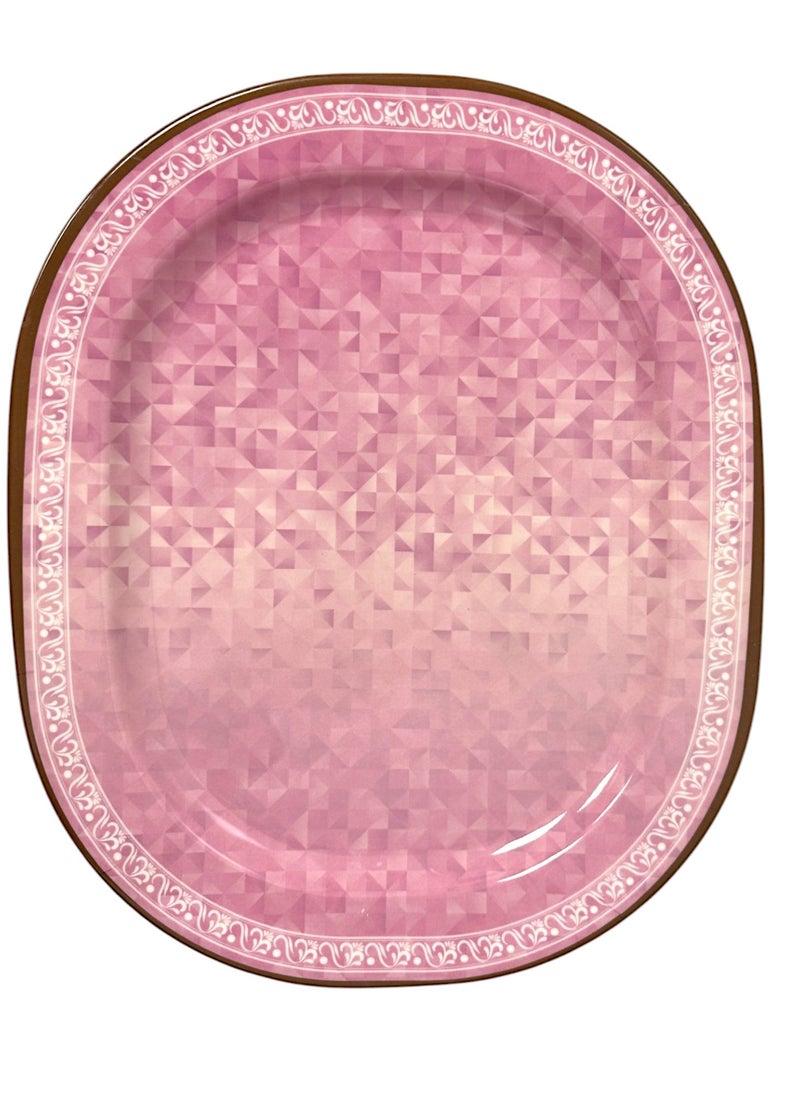 YOLO - 100% Melamine Modern and Elegant Design Rectangular Serving Tray -36cm X 30cm - Image 1