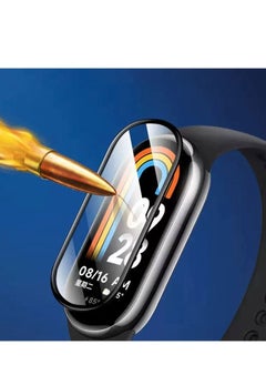 HEXABEX Mi Band 8 Screen Protector, Soft Ultra Thin Anti Shock Screen Protector For Mi Band 8 Clear  - Image 2