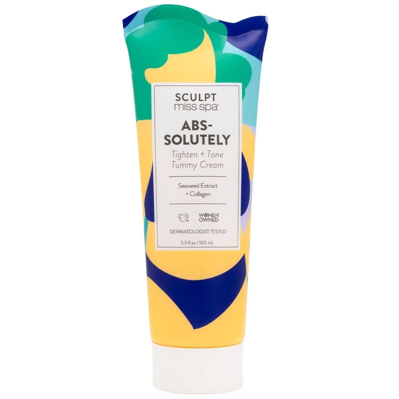 MISS SPA Tighten Tone Tummy Cream Collagen Body Cream Anti Aging Firming Tummy Cream Helps Firm and Tone Abdominal Area Body Lotion 33 fL oz