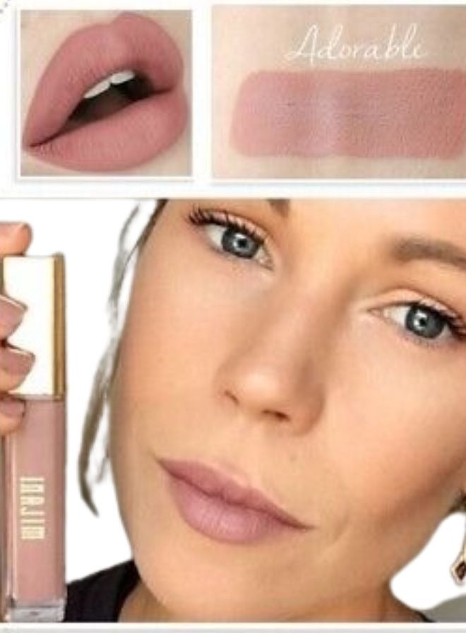 ميلاني كريم شفاه غير لامع من ميلاني أموري، درجة 10 رائعتين، 6 جرام - أحمر شفاه سائل غير لامع يدوم طويلاً، تغطية كاملة - Image 3