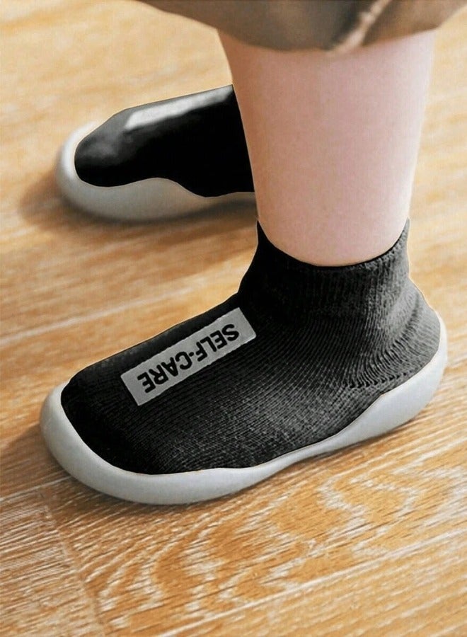 ShebSheb Baby Sock Shoes Toddler Cartoon Soft TPE Sole Non Slip Indoor Floor Slipper for Infant Boys Girls  - Image 3