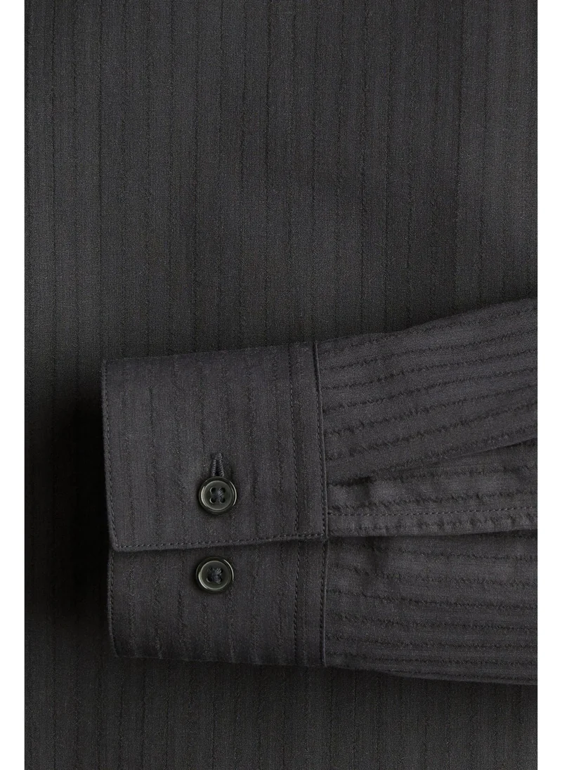 اتش اند ام Regular Fit Lyocell-blend shirt