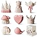 MarcZero Princess Silicone Bath Toys 8Pcs for Toddlers Kids BabiesBathtub Water ToysSoft Squeezable EasyGrip Pool Toys Set Pink - Image 2