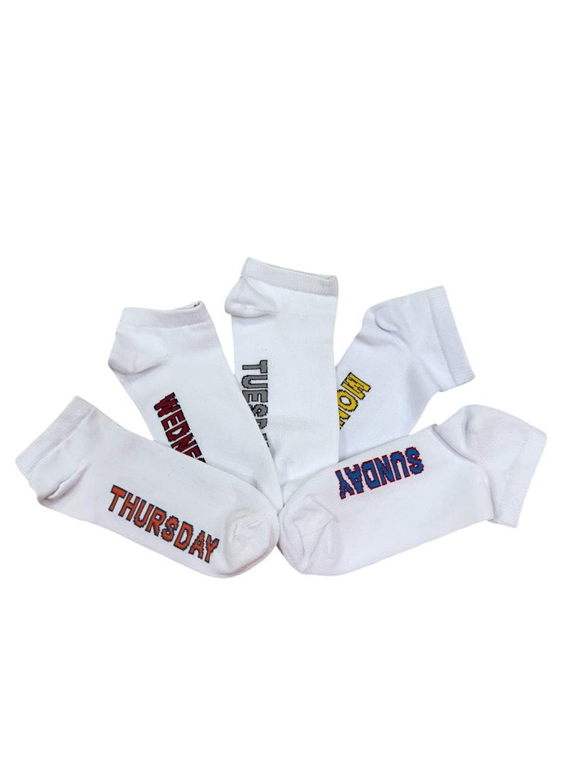 Solo Basic Sneaker Plain Pack OF 5 For Kids  - Image 2