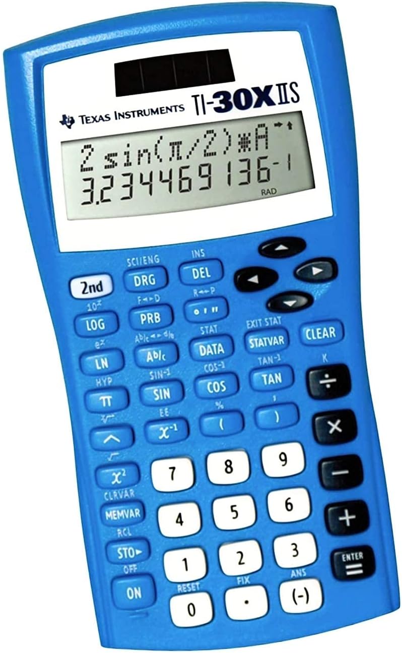 TI-30XIIS? Scientific Calculator, Blue