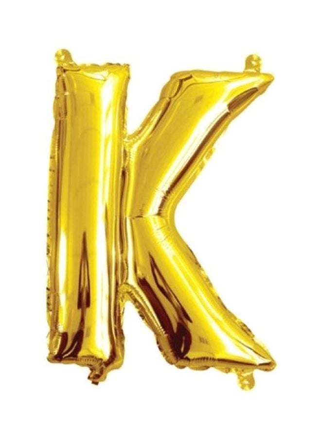 NIBEMINENT - Letter K Foil Balloon 80x20centimeter - Image 1